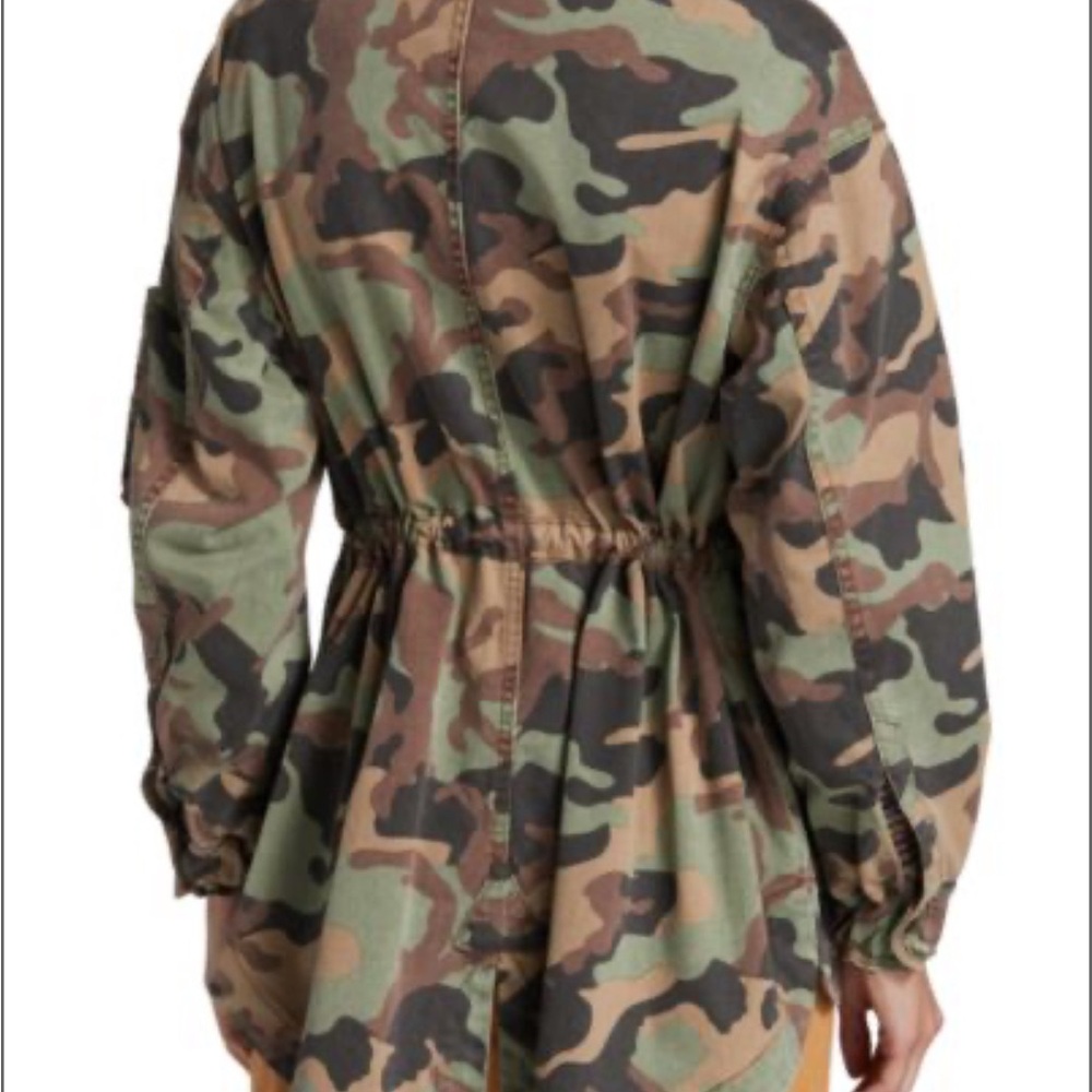 Veronica Beard Sumner Camouflage Utility Jacket Small  Cotton Canvas Retail $450 - Picture 6 of 11